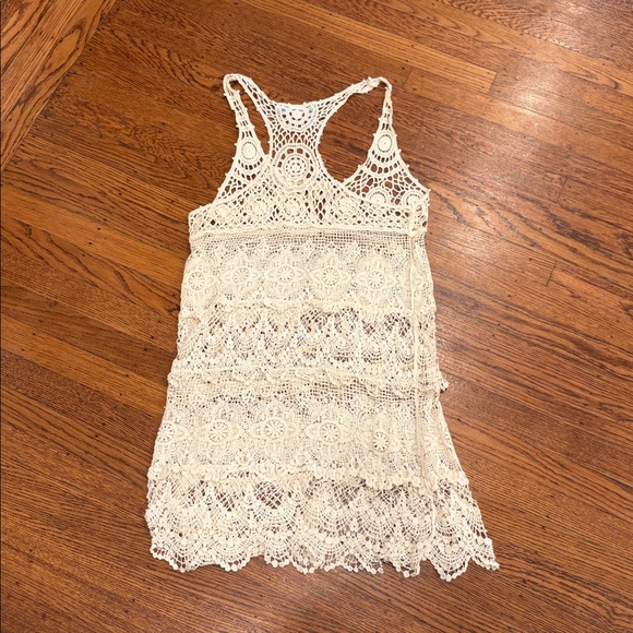 Solitaire Swim Boho Crochet Cover-Up • Medium - Picture 4 of 4